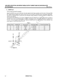 S-1132B55-U5T1U Datasheet Page 14