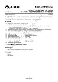 S-8264AAK-T8T1U Datasheet Cover