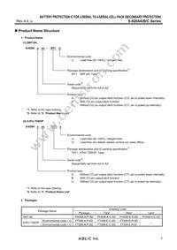 S-8264AAK-T8T1U Datasheet Page 5