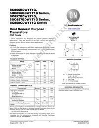 SBC856BDW1T3G Datasheet Cover