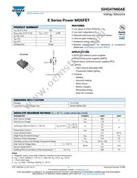 SIHG47N60AE-GE3 Datasheet Cover