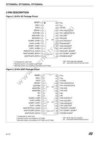 ST72F264G1B5 Datasheet Page 6