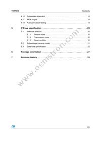 TDA7418TR Datasheet Page 3