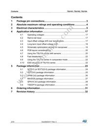 TSU101ICT Datasheet Page 2