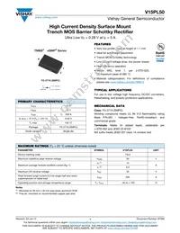 V15PL50-M3/87A Datasheet Cover