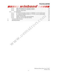 W632GG8MB15I Datasheet Page 4