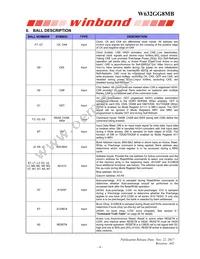 W632GG8MB15I Datasheet Page 9