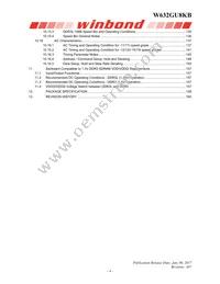 W632GU8KB15I TR Datasheet Page 4