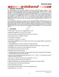 W632GU8KB15I TR Datasheet Page 5