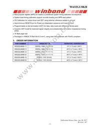 W632GU8KB15I TR Datasheet Page 6