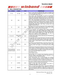 W632GU8KB15I TR Datasheet Page 9