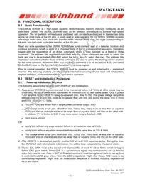 W632GU8KB15I TR Datasheet Page 12