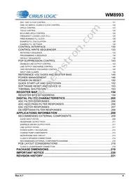 WM8993ECS/RV Datasheet Page 4