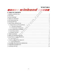 WMS7101100P Datasheet Page 4