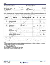 X9015WS8Z Datasheet Page 4