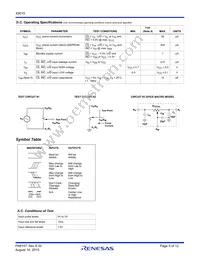 X9015WS8Z Datasheet Page 5