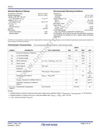 X9313UPZ Datasheet Page 5