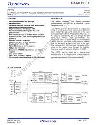 X9400WS24ZT1 Datasheet Cover