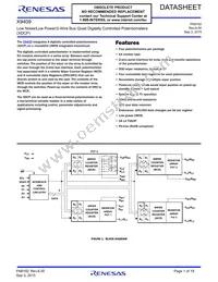 X9409YV24IZ-2.7 Datasheet Cover