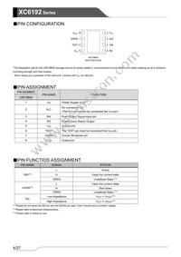 XC6192B515ER-G Datasheet Page 4