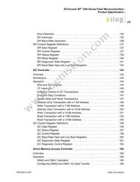 Z8F6422AR020SC2104 Datasheet Page 8