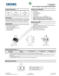 ZVP4525GTC Datasheet Cover