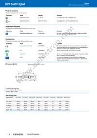 0001.2502.PT Datasheet Page 2