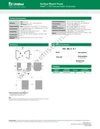 0157.750DRT Datasheet Page 3