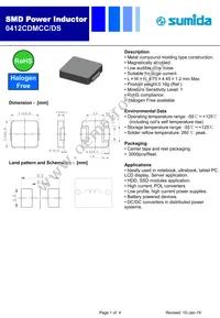 0412CDMCCDS-R47MC Datasheet Cover