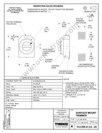 0512-000-A-5.0-25LF Datasheet Cover