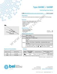 0ADBP0250-RE Datasheet Cover