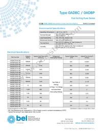 0ADBP0250-RE Datasheet Page 2