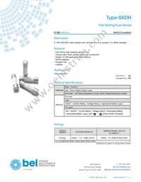 0ADHC9100-BE Datasheet Cover