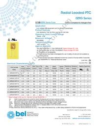 0ZRG0250FF2E Datasheet Cover