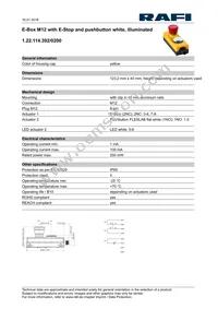 1.22.114.392/0200 Datasheet Cover