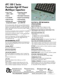 100C271GW2500X Datasheet Cover