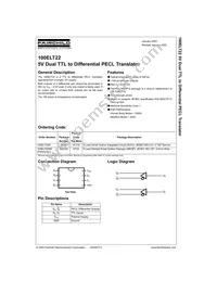 100ELT22MX Datasheet Cover