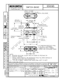 101HS185 Datasheet Cover