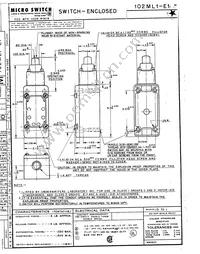 102ML1-E1 Datasheet Cover