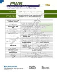 103PWS102KG Datasheet Cover