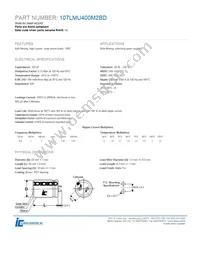 107LMU400M2BD Datasheet Cover