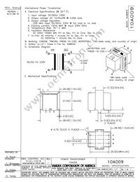 10A009 Datasheet Cover