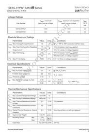 10ETS12FP Datasheet Page 2