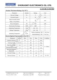 11-21UBC/C430/TR8 Datasheet Page 3