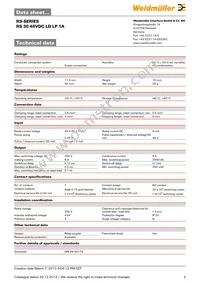 1101821001 Datasheet Page 2