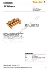 1114961001 Datasheet Cover