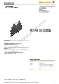 1122850000 Datasheet Cover