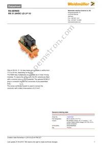 1128311001 Datasheet Cover