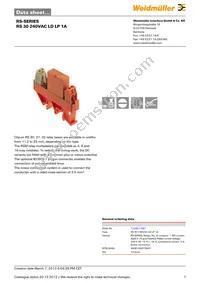 1128511001 Datasheet Cover