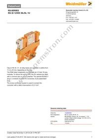 1129660000 Datasheet Cover